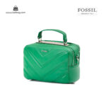 کیف رودوشی زنانه کد TB-6134 برند فسیل رنگ سبز از جلو ( fossil tb-6134 )