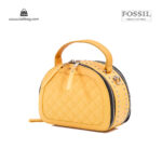 کیف رودوشی زنانه کد TB-6135 برند فسیل رنگ زرد از جلو ( fossil tb-6135 )