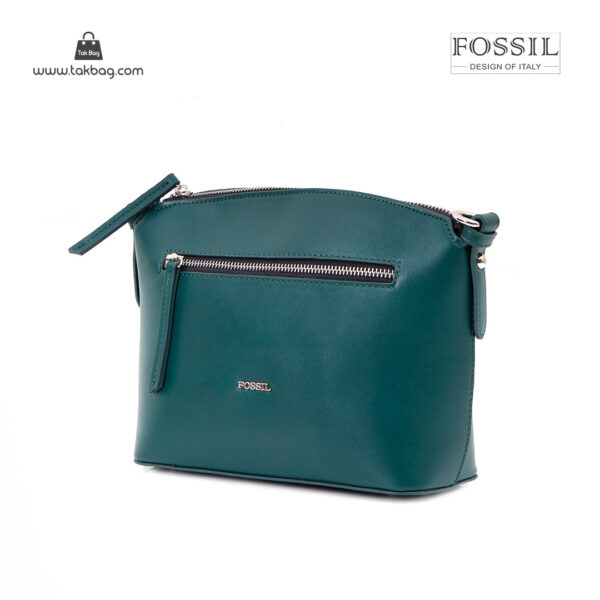 کیف رودوشی زنانه کد TB-6136 برند فسیل رنگ سبز از جلو ( fossil tb-6136 )