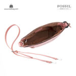 کیف رودوشی زنانه کد TB-6136 برند فسیل رنگ صورتی از بالا ( fossil tb-6136 )