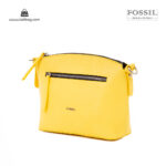 کیف رودوشی زنانه کد TB-6136 برند فسیل رنگ زرد از جلو ( fossil tb-6136 )