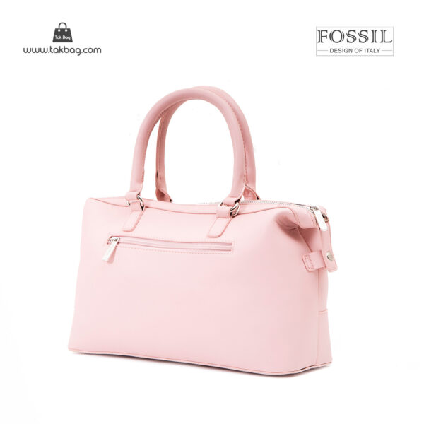 کیف دستی زنانه کد TB-6137 برند فسیل رنگ صورتی از پشت ( fossil tb-6137 )
