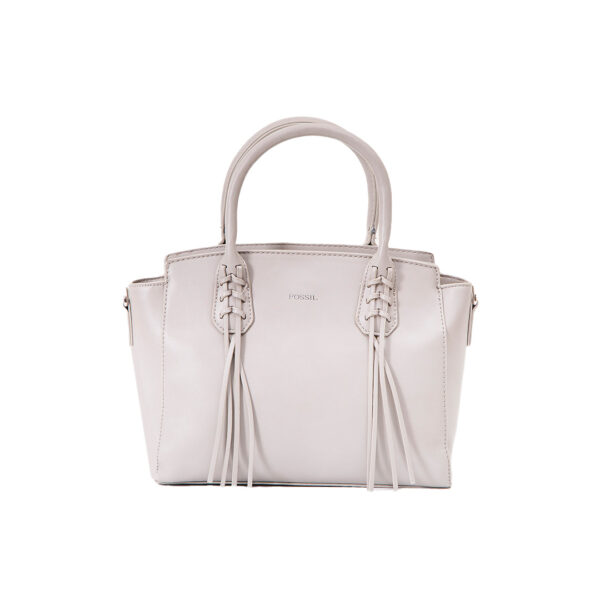 کیف دستی زنانه کد TB-6138 برند فسیل رنگ طوسی از جلو ( fossil tb-6138 )