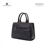 کیف دستی زنانه کد TB-6139 برند فسیل رنگ مشکی از پشت ( fossil tb-6139 )
