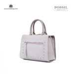 کیف دستی زنانه کد TB-6139 برند فسیل رنگ طوسی از جلو ( fossil tb-6139 )