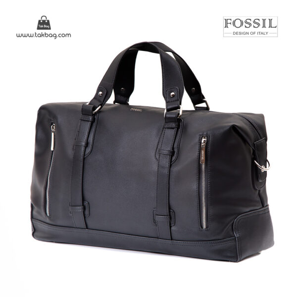 ساک دستی زنانه کد TB-6143 برند فسیل رنگ مشکی از جلو ( fossil tb-6143 )