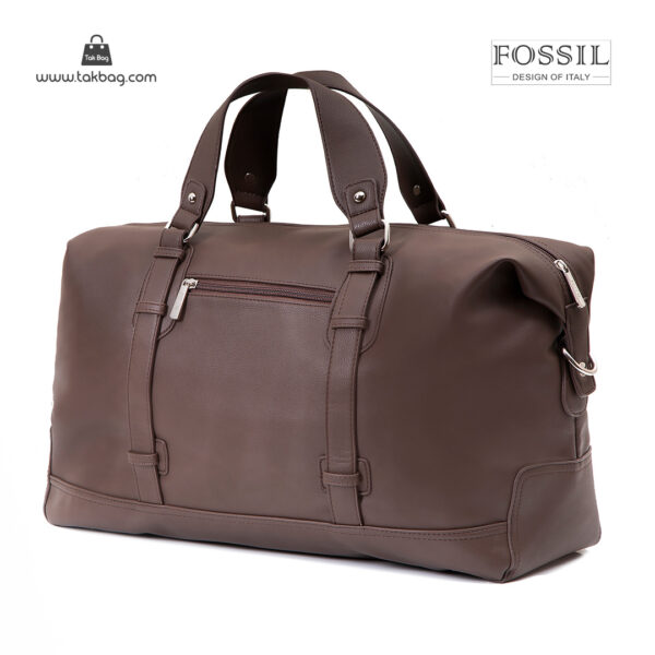 ساک دستی زنانه کد TB-6143 برند فسیل رنگ قهوه ای از پشت ( fossil tb-6143 )