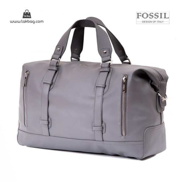 ساک دستی زنانه کد TB-6143 برند فسیل رنگ طوسی از جلو ( fossil tb-6143 )
