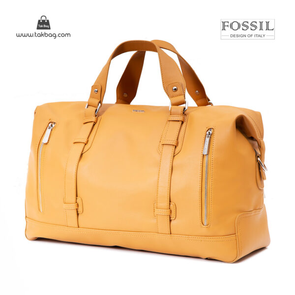 ساک دستی زنانه کد TB-6143 برند فسیل رنگ زرد از جلو ( fossil tb-6143 )