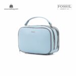 کیف رودوشی زنانه کد TB-6144 برند فسیل رنگ آبی از جلو ( fossil tb-6144 )
