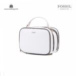 کیف رودوشی زنانه کد TB-6144 برند فسیل رنگ سفید از جلو ( fossil tb-6144 )