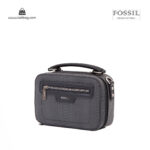 کیف رودوشی زنانه کد TB-6146 برند فسیل رنگ مشکی از جلو ( fossil tb-6146 )