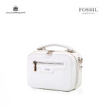 کیف رودوشی زنانه کد TB-6146 برند فسیل رنگ سفید از جلو ( fossil tb-6146 )