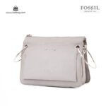 کیف رودوشی زنانه کد TB-6147 برند فسیل رنگ طوسی از جلو ( fossil tb-6147 )