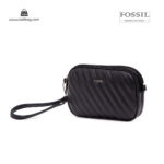 کیف رودوشی زنانه کد TB-6149 برند فسیل رنگ مشکی از جلو ( fossil tb-6149 )