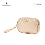 کیف رودوشی زنانه کد TB-6149 برند فسیل رنگ طلایی از جلو ( fossil tb-6149 )