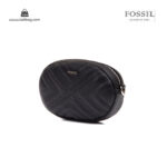 کیف رودوشی کمری زنانه کد TB-6150 برند فسیل رنگ مشکی از جلو ( fossil tb-6150 )