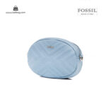 کیف رودوشی کمری زنانه کد TB-6150 برند فسیل رنگ آبی از جلو ( fossil tb-6150 )