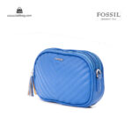 کیف رودوشی کمری زنانه کد TB-6151 برند فسیل رنگ آبی از جلو ( fossil tb-6151 )