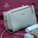 کیف رودوشی زنانه کد RM-2210 برند ماندیرو رنگ آبی فانتزی ( mandiro RM-2210 )