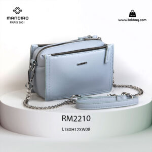 کیف رودوشی زنانه کد RM-2210 برند ماندیرو رنگ آبی از جلو ( mandiro RM-2210 )