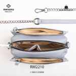 کیف رودوشی زنانه کد RM-2210 برند ماندیرو رنگ آبی از بالا ( mandiro RM-2210 )