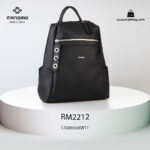 کوله پشتی زنانه کد RM-2212 برند ماندیرو رنگ مشکی از جلو ( mandiro RM-2212 )