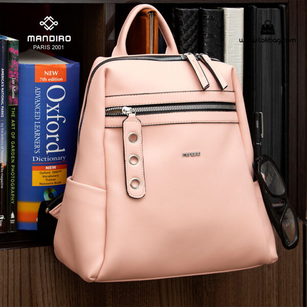 کوله پشتی زنانه کد RM-2212 برند ماندیرو رنگ صورتی فانتزی ( mandiro RM-2212 )