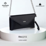 کیف رودوشی زنانه کد RM-2215 برند ماندیرو رنگ مشکی از جلو ( mandiro RM-2215 )