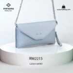 کیف رودوشی زنانه کد RM-2215 برند ماندیرو رنگ آبی از جلو ( mandiro RM-2215 )