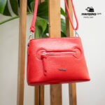 کیف رودوشی زنانه کد RM-2221 برند ماندیرو رنگ قرمز فانتزی ( mandiro RM-2221 )