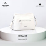 کیف رودوشی زنانه کد RM-2221 برند ماندیرو رنگ سفید از جلو ( mandiro RM-2221 )