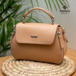 کیف رودوشی زنانه کد RM-2222 برند ماندیرو رنگ کافی فانتزی ( mandiro RM-2222 )