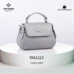 کیف رودوشی زنانه کد RM-2222 برند ماندیرو رنگ طوسی از جلو ( mandiro RM-2222 )