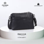 کیف رودوشی زنانه کد RM-2224 برند ماندیرو رنگ مشکی از جلو ( mandiro RM-2224 )