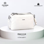 کیف رودوشی زنانه کد RM-2224 برند ماندیرو رنگ سفید از جلو ( mandiro RM-2224 )