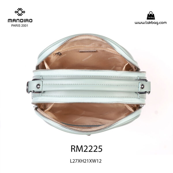 کیف رودوشی زنانه کد RM-2225 برند ماندیرو رنگ سبز از بالا ( mandiro RM-2225 )