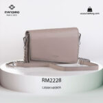 کیف رودوشی زنانه کد RM-2228 برند ماندیرو رنگ طوسی از جلو ( mandiro RM-2228 )