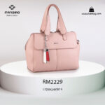 کیف دستی زنانه کد RM-2229 برند ماندیرو رنگ صورتی از جلو ( mandiro RM-2229 )