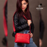 کیف رودوشی زنانه کد RM-2224 برند ماندیرو رنگ قرمز با مدل ( mandiro RM-2224 )