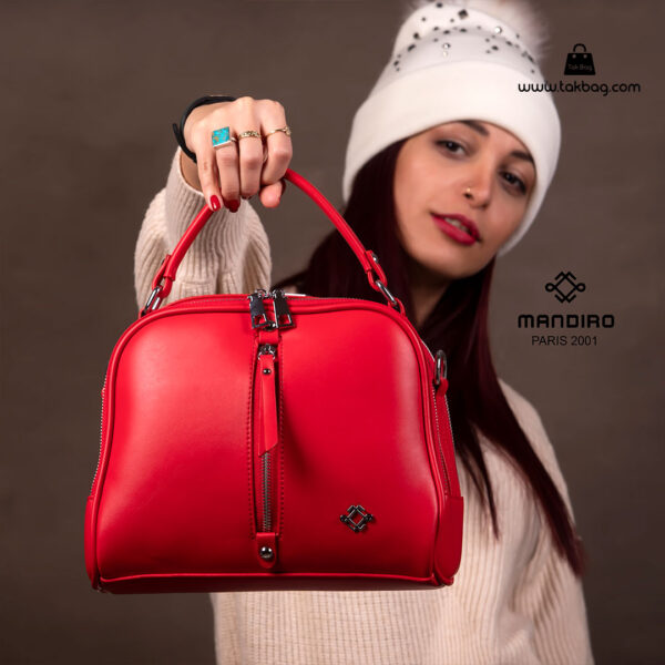کیف رودوشی زنانه کد RM-2225 برند ماندیرو رنگ قرمز با مدل ( mandiro RM-2225 )
