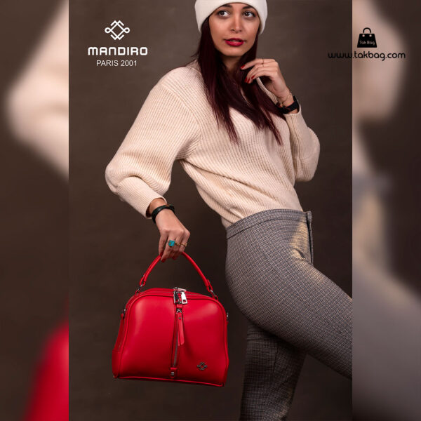 کیف رودوشی زنانه کد RM-2225 برند ماندیرو رنگ قرمز با مدل ( mandiro RM-2225 )