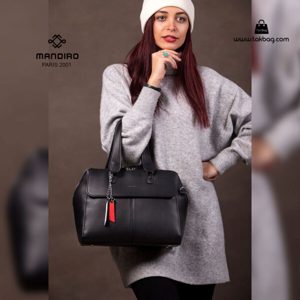 کیف دستی زنانه کد RM-2229 برند ماندیرو رنگ مشکی با مدل ( mandiro RM-2229 )
