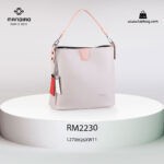 کیف دستی زنانه کد RM-2230 برند ماندیرو رنگ طوسی از جلو ( mandiro RM-2230 )