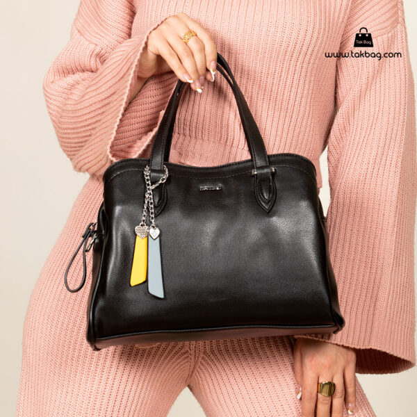 کیف دستی زنانه کد RM-2233 برند ماندیرو رنگ مشکی با مدل ( mandiro RM-2233 )