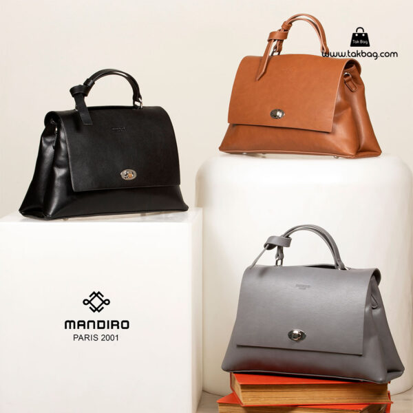 کیف رودوشی زنانه کد RM-2236 برند ماندیرو رنگبندی از جلو ( mandiro RM-2236 )
