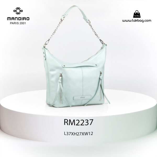 کیف رودوشی زنانه کد RM-2237 برند ماندیرو رنگ سفید از جلو ( mandiro RM-2237 )