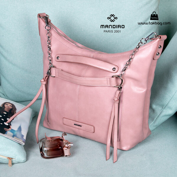 کیف رودوشی زنانه کد RM-2237 برند ماندیرو رنگ صورتی فانتزی ( mandiro RM-2237 )