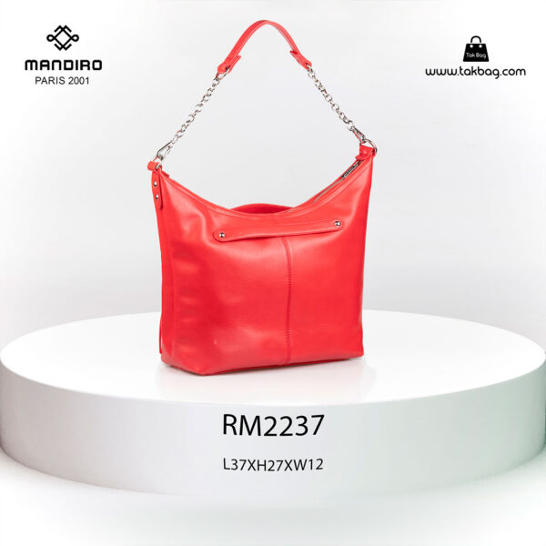 کیف رودوشی زنانه کد RM-2237 برند ماندیرو رنگ قرمز از پشت ( mandiro RM-2237 )