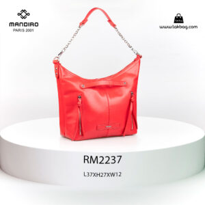 کیف رودوشی زنانه کد RM-2237 برند ماندیرو رنگ قرمز از جلو ( mandiro RM-2237 )